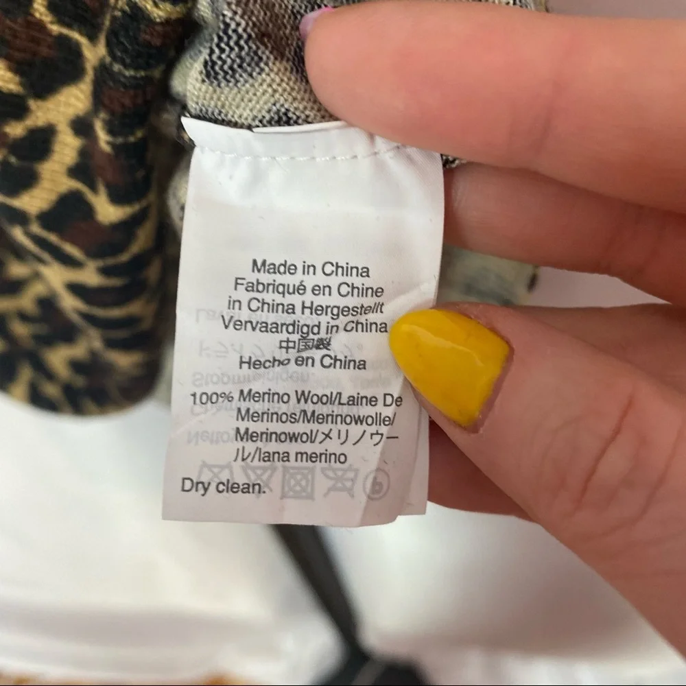 J. Crew Leopard Print Tippi Sweater, size Small